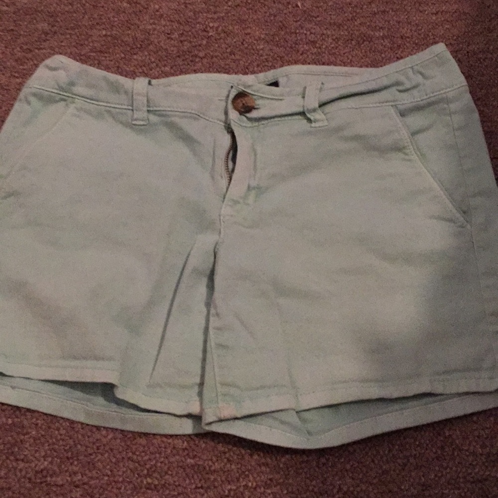 Teal American eagle shorts
